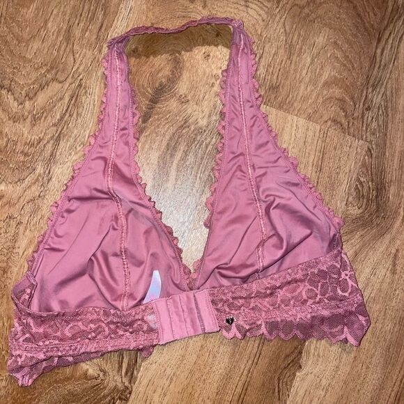 PINK by Victoria Secret Mauve Lace Bralette size large - Picture 2 of 7